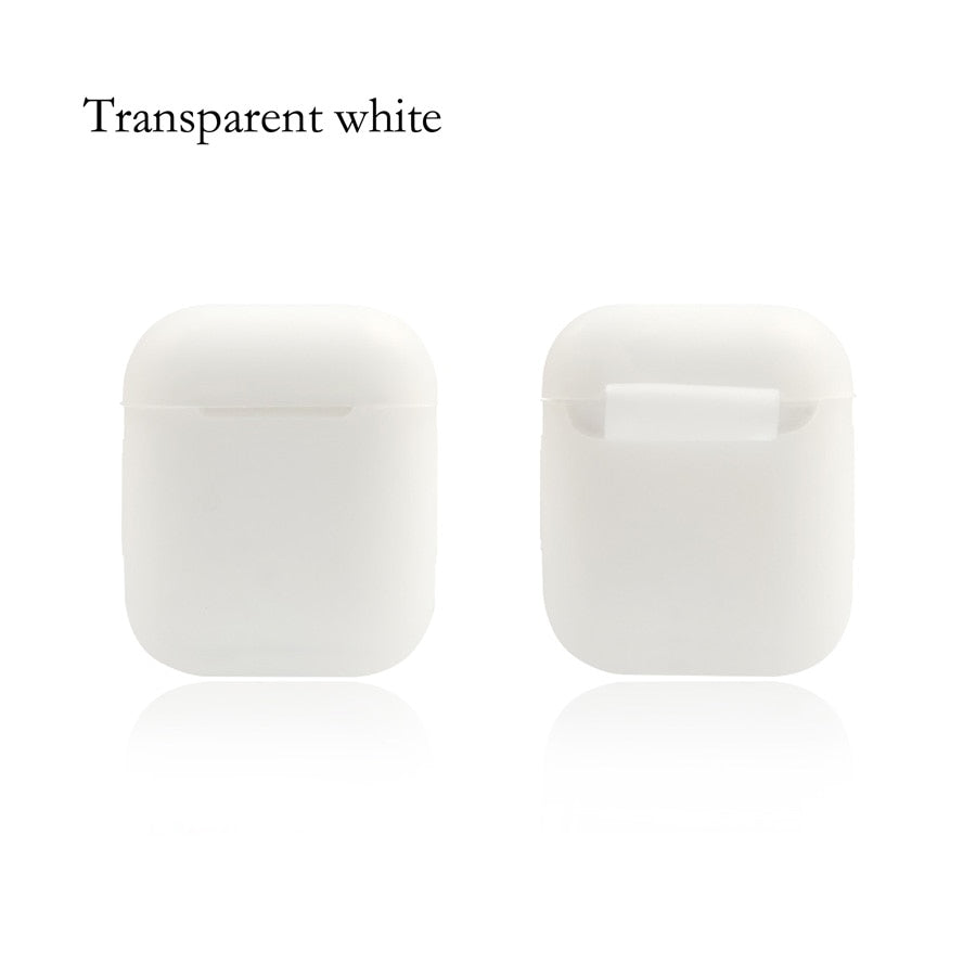 Soft Silicone Case Earphones for Apple Airpods case Bluetooth Wireless Earphone Protective Cover Box for Airpods Ear Pods Bag