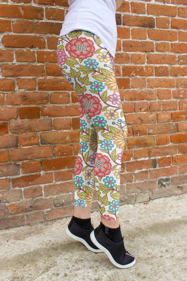 Floral leggings