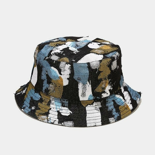 Graffiti Bucket Hat Fishing Outdoor Hip Hop Cap