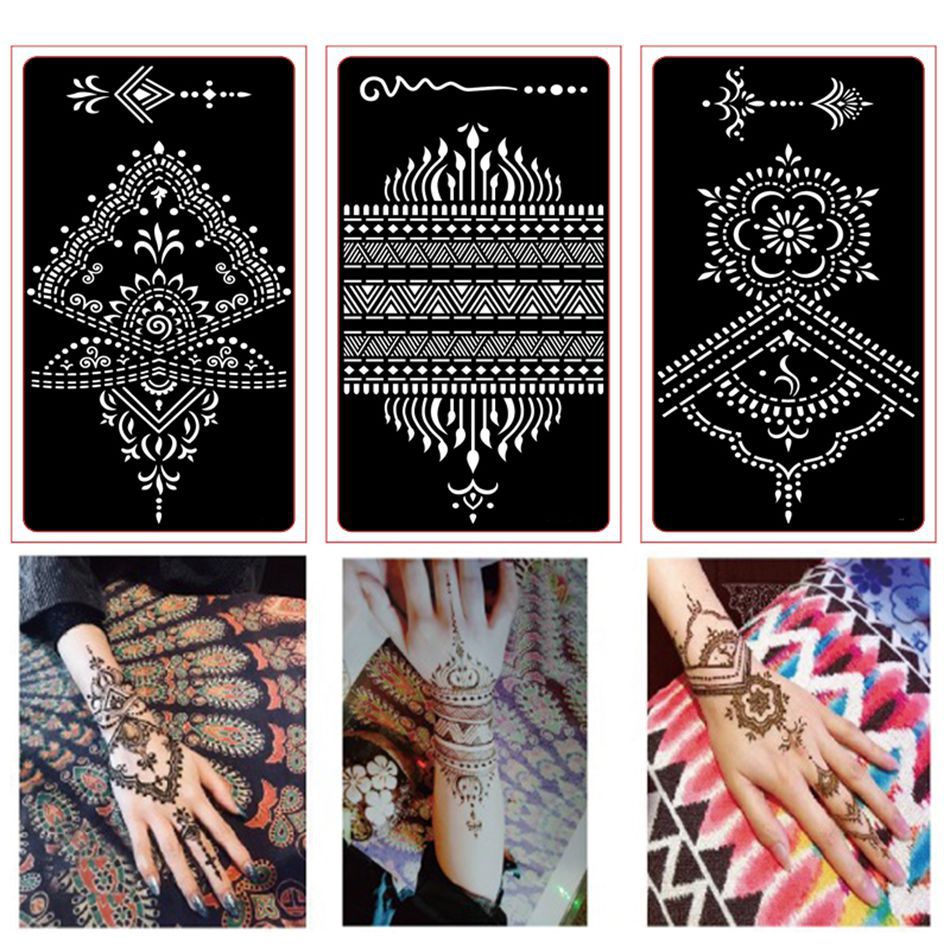 hollow tattoo template temporary tattoo template inkjet painted pattern juice tattoo