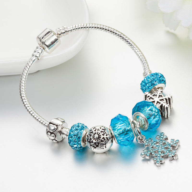 Crystal Enamel Beads Charm Beads Bracelet