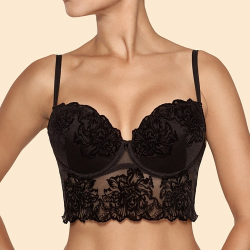 Ajour Adagio Longline Push Up Bra