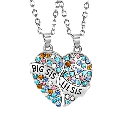 Best Friends Pendant Big Sister | Best Sisters Forever Necklaces -