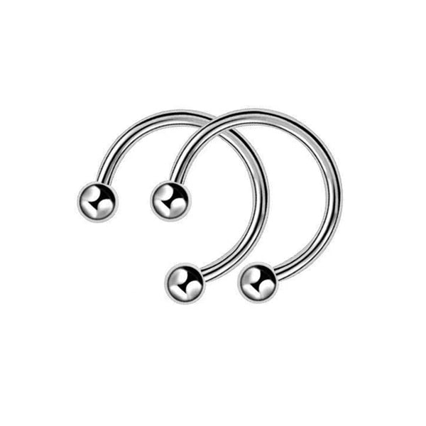 Titanium Stainless Steel Lip Rings Studs Labret Piercing Master Earrings Septum Nose Hoops Unisex Women Punk Cool Body Jewelry