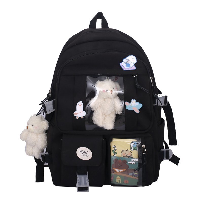 Japanese High School Girls Backpack School Bags For Teenage Girls Multi Pockets New Kawaii Backpack Women Harajuku Cute Mochila