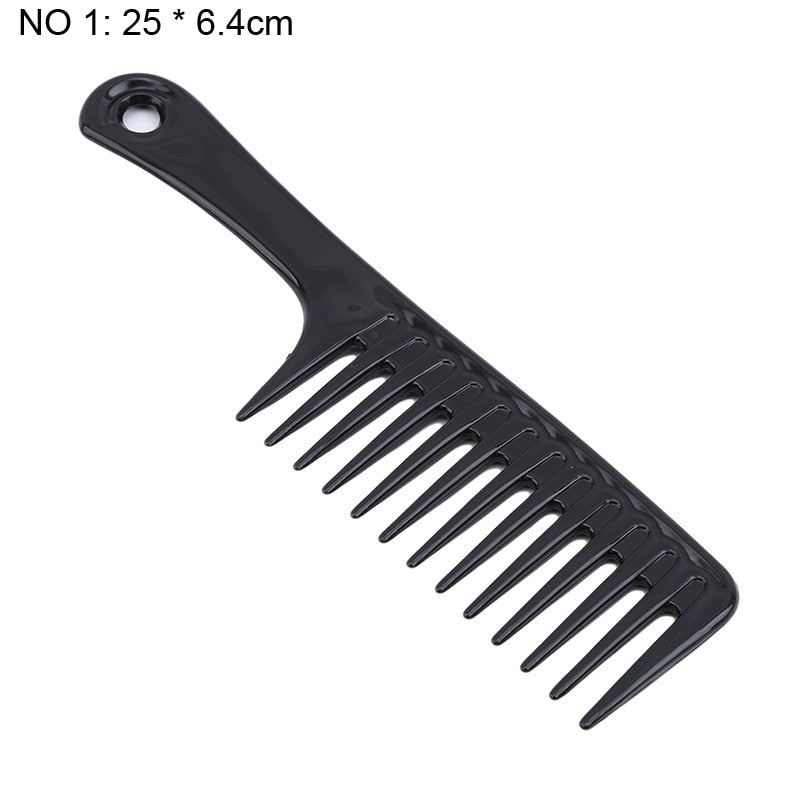 Grove Hairdress Comb Heat Resistant Woman Wet Hook Curly Hair Brushes Pro Salon Dyeing Styling Tools Coarse Wide Spikes Tooth