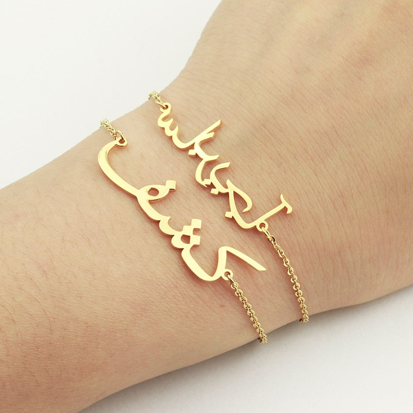 Hot Custom Arabic Name Bracelet Personalized Farsi