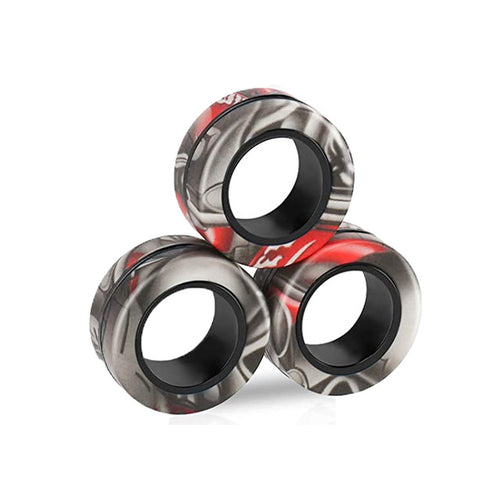 Magnetic Rings Fidget Toy Anti-stress Magic Ringtools Children