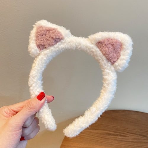 Headband Ears Bear | Plush Bears Ears Hair Band | Bear Headband Head