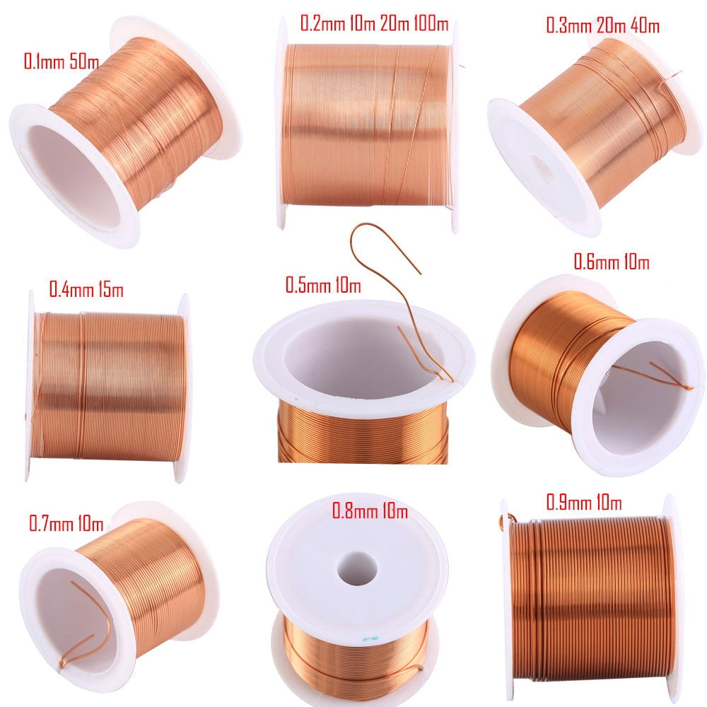 Coil Copper Wire0.1mm 0.2mm 0.3mm 0.4mm 0.5mm 0.6mm 0.7mm 0.8mm 0.9mmCable Copper Wire Magnet Wire Enameled Copper Winding Wire