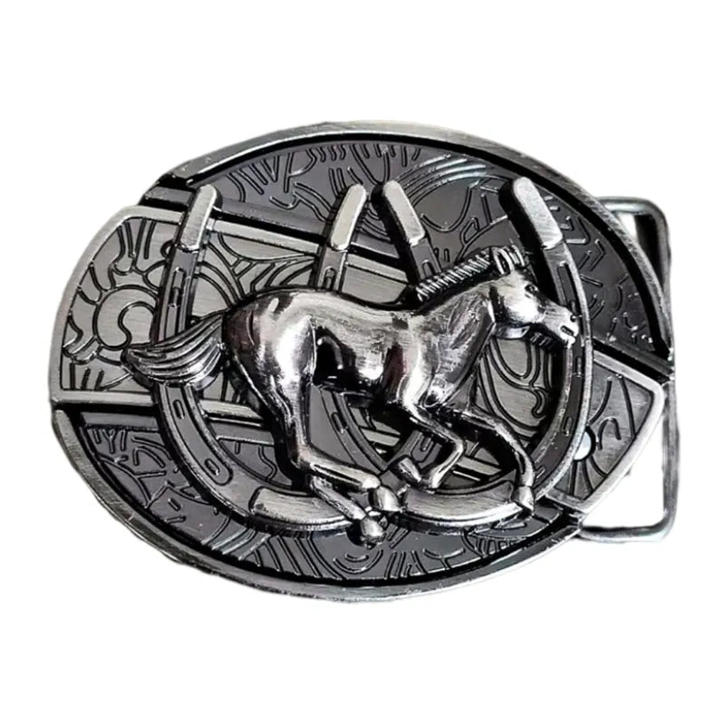 Western Belt Engraving Belt Buckle Fits 1.5"(38-40mm) Wide Strap  Buckle Belt Buckles Birthday Gifts for Men Q1JD