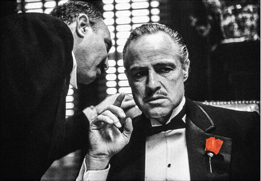 Classic Movie Godfather Black and White Posters Prints Mafia Film Vito Corleone Al Pacino Canvas Painting Wall Art Home Decor