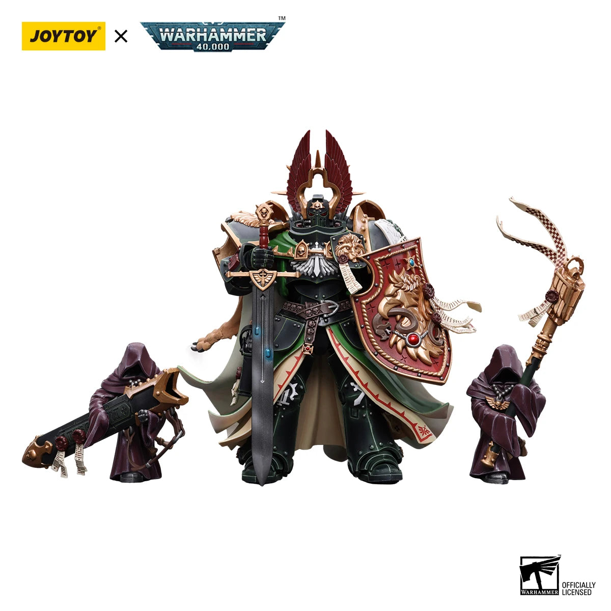 [Pre-Order] JOYTOY Warhammer 40k 1/18 Action Figure Dark Angels Primarch Lion Jonson Master Azrael Anime Toys Christmas Gift