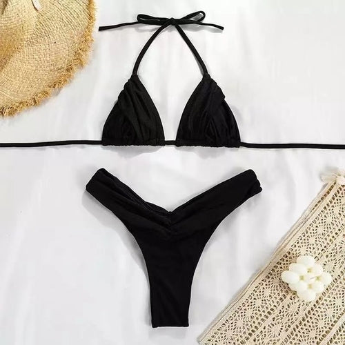 Sexy Micro Bikinis Women Halter Brazilian Bikini Set Female