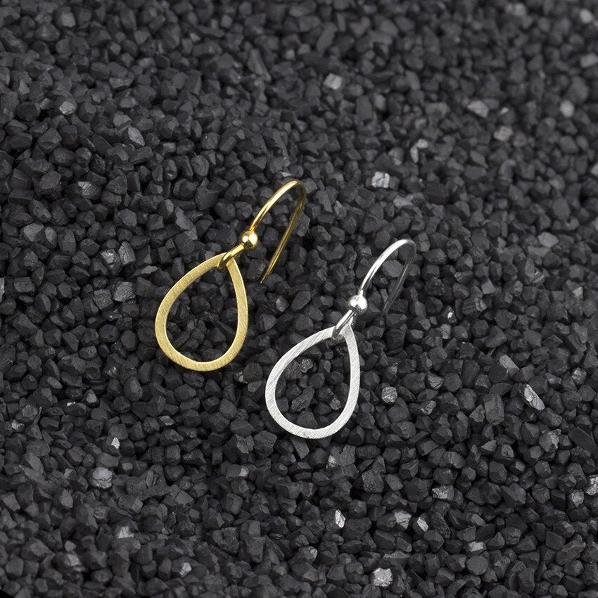 Waterdrop Raindrop Ear Wire Hooks Stud Earrings