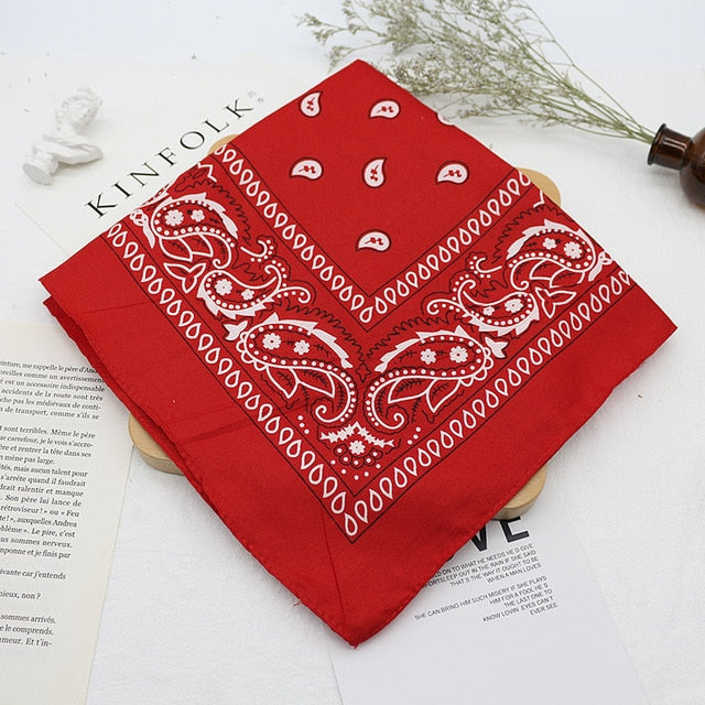 Unisex Bandana kerchief | Neck Scarf Muffler | Unisex Head Scarf | Neck Wrist Wrap Headwear Scarf | Printed Handkerchief | Hair Band Scarf