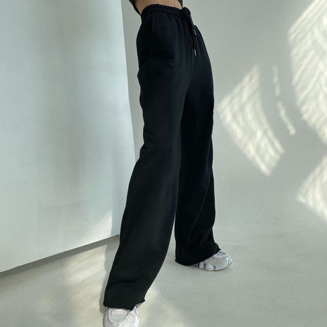 High Waist Sweatpants | Relaxed-fit Sweatpants Jogger | Casual Loose Pants | Jogging Pants | Women cotton Pants | Women's Comfy Sweatpants