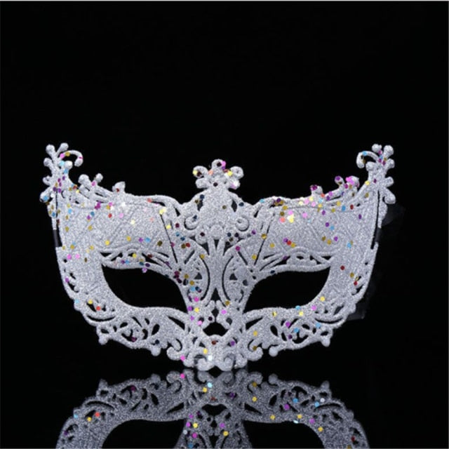 Venetian Masquerade Mask Women Girls  Fox Eye Mask For Fancy Dress Party