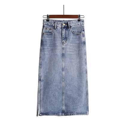 Women Denim Skirt | High Waist Skirt with Belt | Female Skirt | Midi Denim Skirt | A-line Pencil Skirt | Skirt for Girls | Women Long Skirt