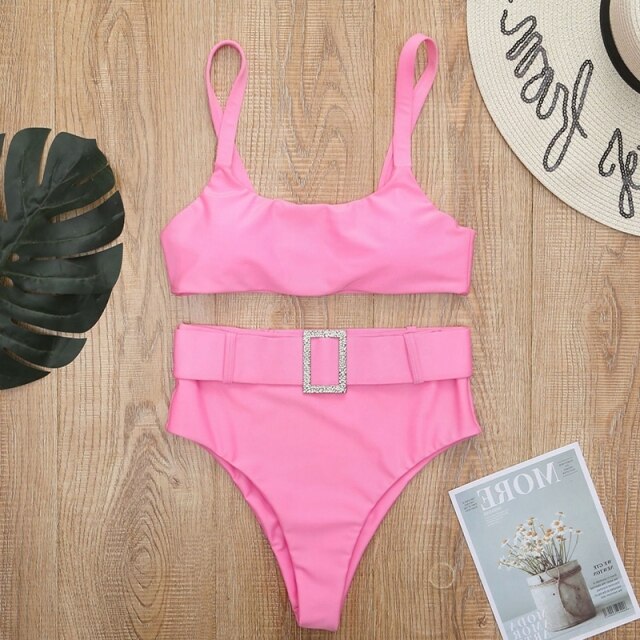 Two Piece Bikini Beach Wear Swimwear Push Up Swimsuit Bathing Biquini Swimming Suit for Women Maillot De Bain Femme Monokini