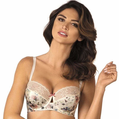 Semi Sheer Lace Padded Bra Gorteks Anabel